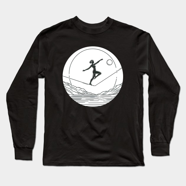 Slackline Long Sleeve T-Shirt by Moniato